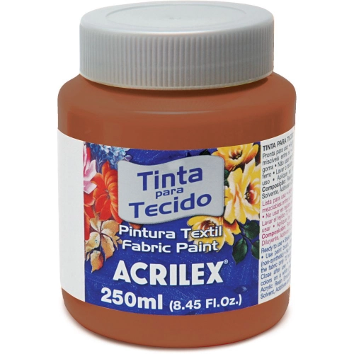 Tinta P Tecido Acrilex 250ml Marron 531