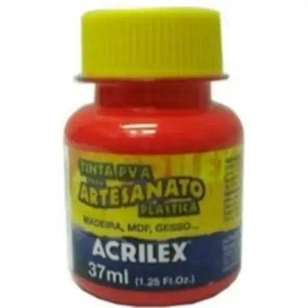 Tecido Acrilex Fosca Vermelho Fogo 507 1 Cor