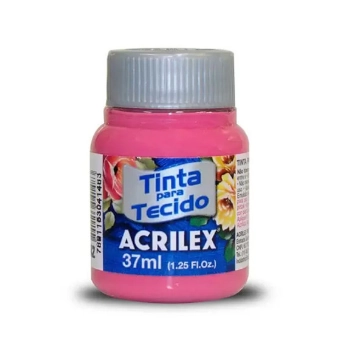 Tinta Para Tecido Rosa Escuro N5 Acrilex
