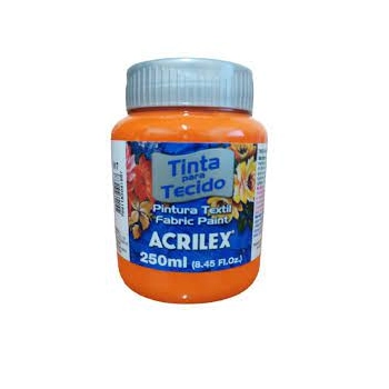 Tinta Para Tecido Laranja Acrilex