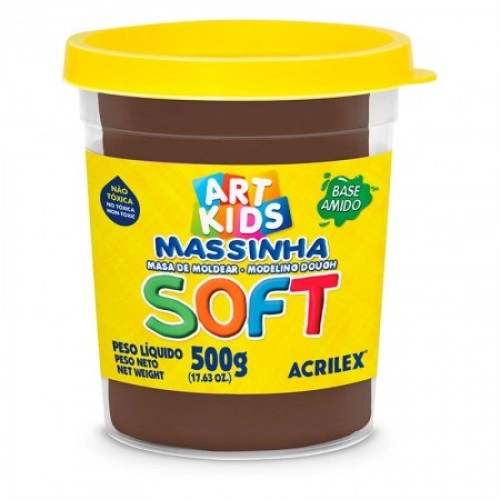 Massa De Modelar Soft Chocolate 500g
