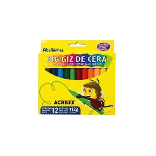 Giz De Cera Gizao C/12 Acrilex