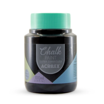 Tinta Chalk Paint 100ml Preto Acrilex