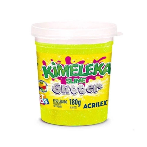 Slime Acrilex Kimeleka Glitter 180g