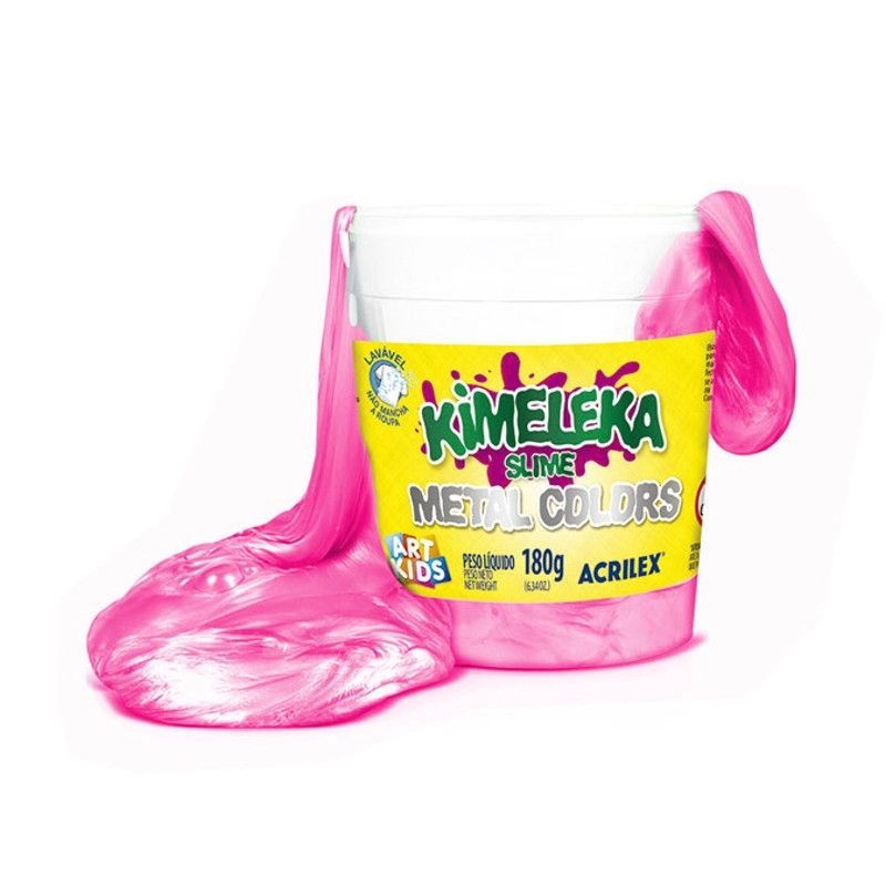 Kimeleka Metalica 6x180g Rosa Metal 58330672 Acrilex