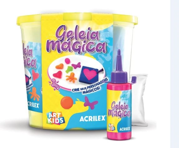 Geleia Magica 4 Cores Acrilex