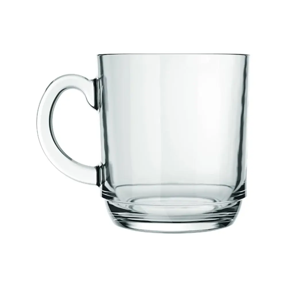 Caneca Transparente Aspen Vidro 300ml Nadir
