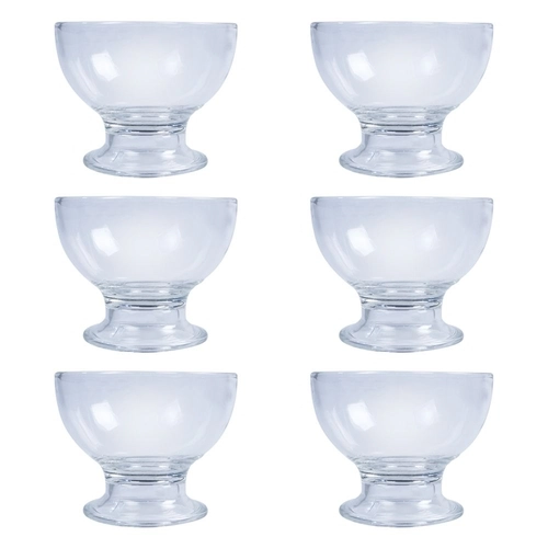 Conjunto Taça Para Sobremesa Paulista Vidro 220ml Nadir 4 Unidades