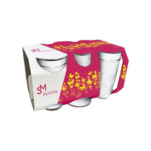 Conjunto Com 6 Copos 270ml Sm Aurora