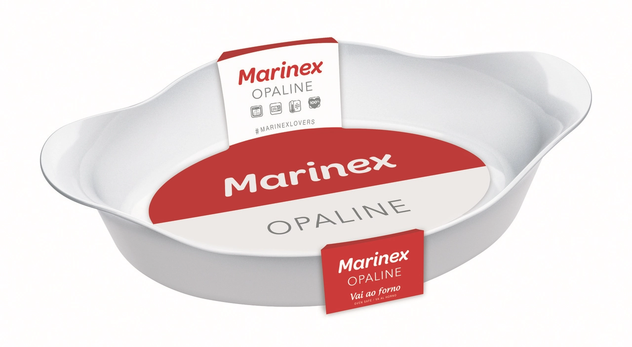 Assadeira Oval Med Marinex Opaline Cx 06