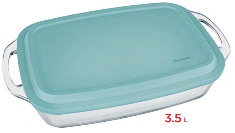 Lasanheira Selletta Tp Retangular Verde 3.5l 6539 Marinex