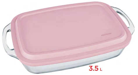 Assadeira Nadir Ret Gde Seletta 3,5lt Rosa