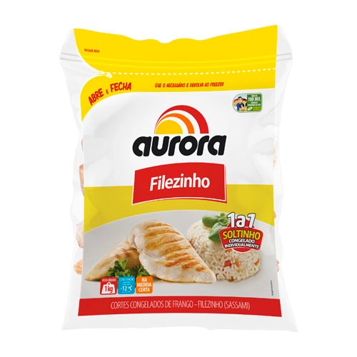 Filezinho Frango Aurora 1kg Sassami