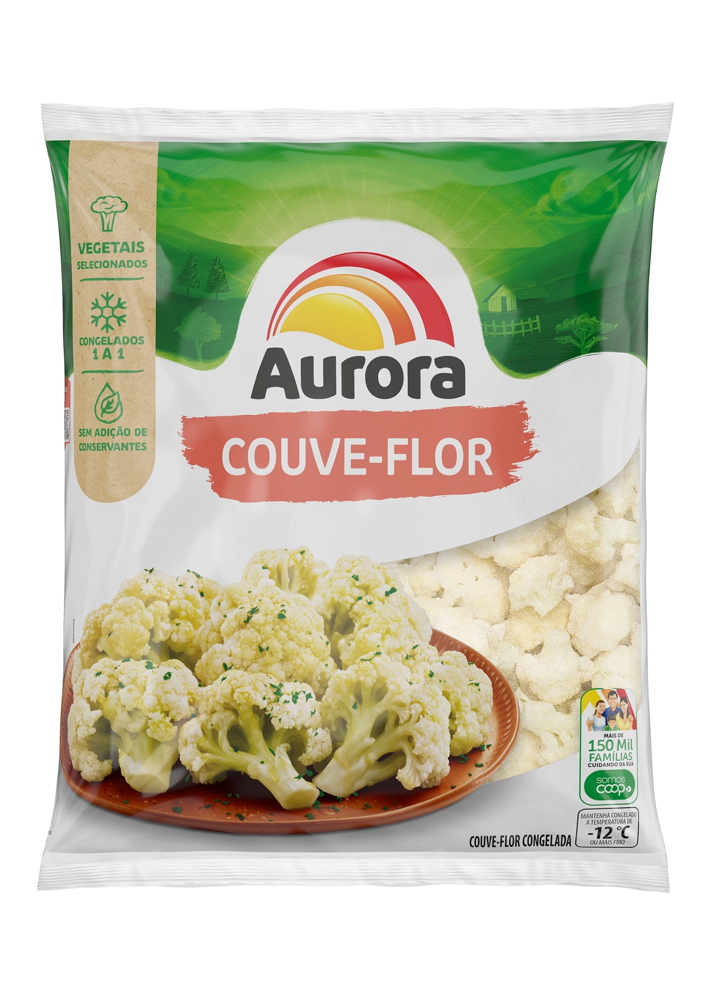 Couve Flor Congelada Aurora 1,02kg