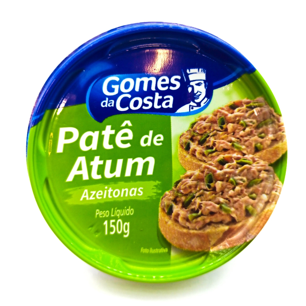 Patê De Atum Com Azeitonas Gomes Da Costa Lata 150g