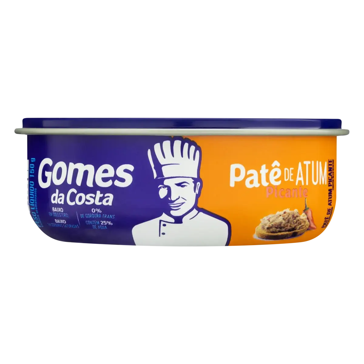 Patê De Atum Picante Gomes Da Costa Lata 150g