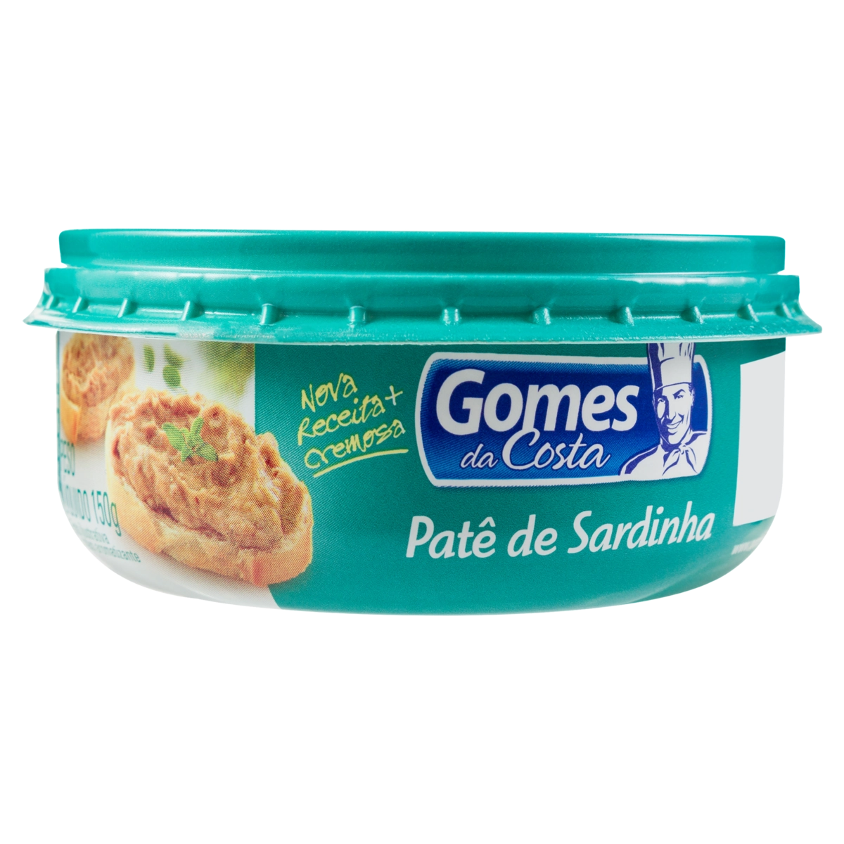 Patê De Sardinha Gomes Da Costa Pote 150g