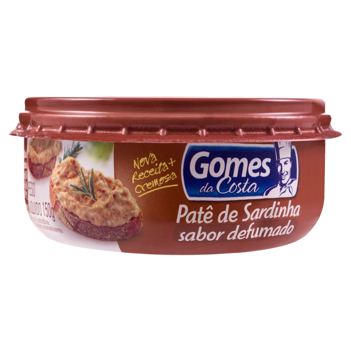 Patê De Sardinha Defumado Gomes Da Costa Pote 150g