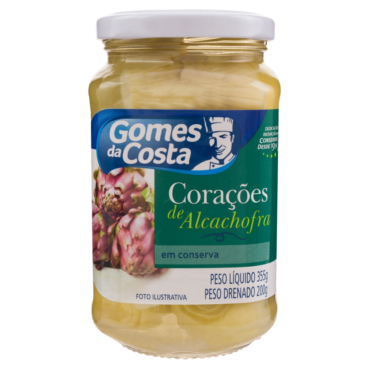 Alcachofra Em Conserva Gomes Da Costa Vidro 200g