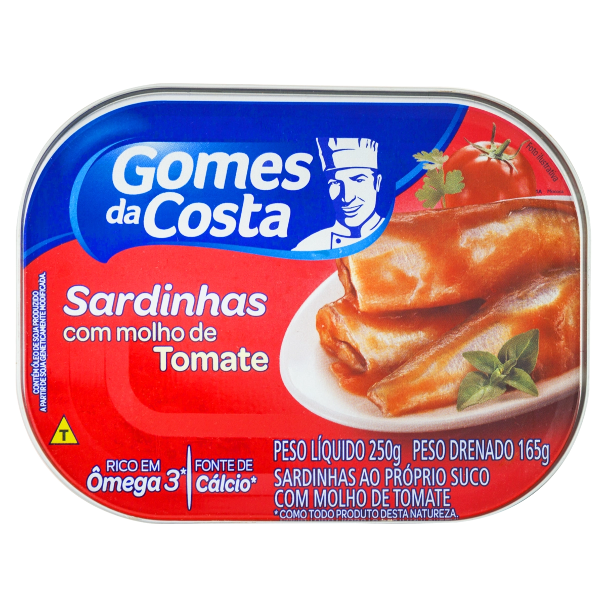 Sardinha Com Molho De Tomate Gomes Da Costa Lata 150g Embalagem Econômica