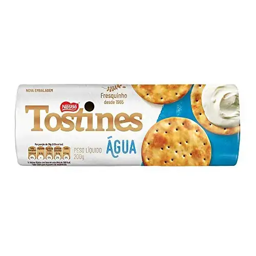 Biscoito água Tostines Pacote 200g