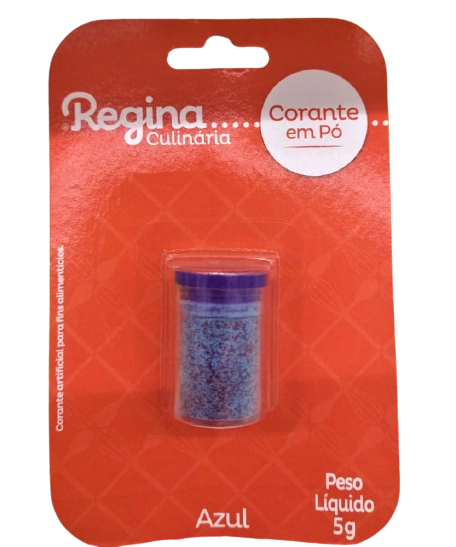Ft Corante Regina P/bolo Po Azul 5 G