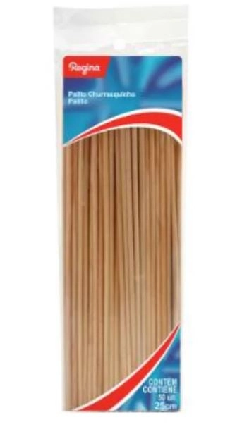 Palito Regina P/churrasco 25cm C/50