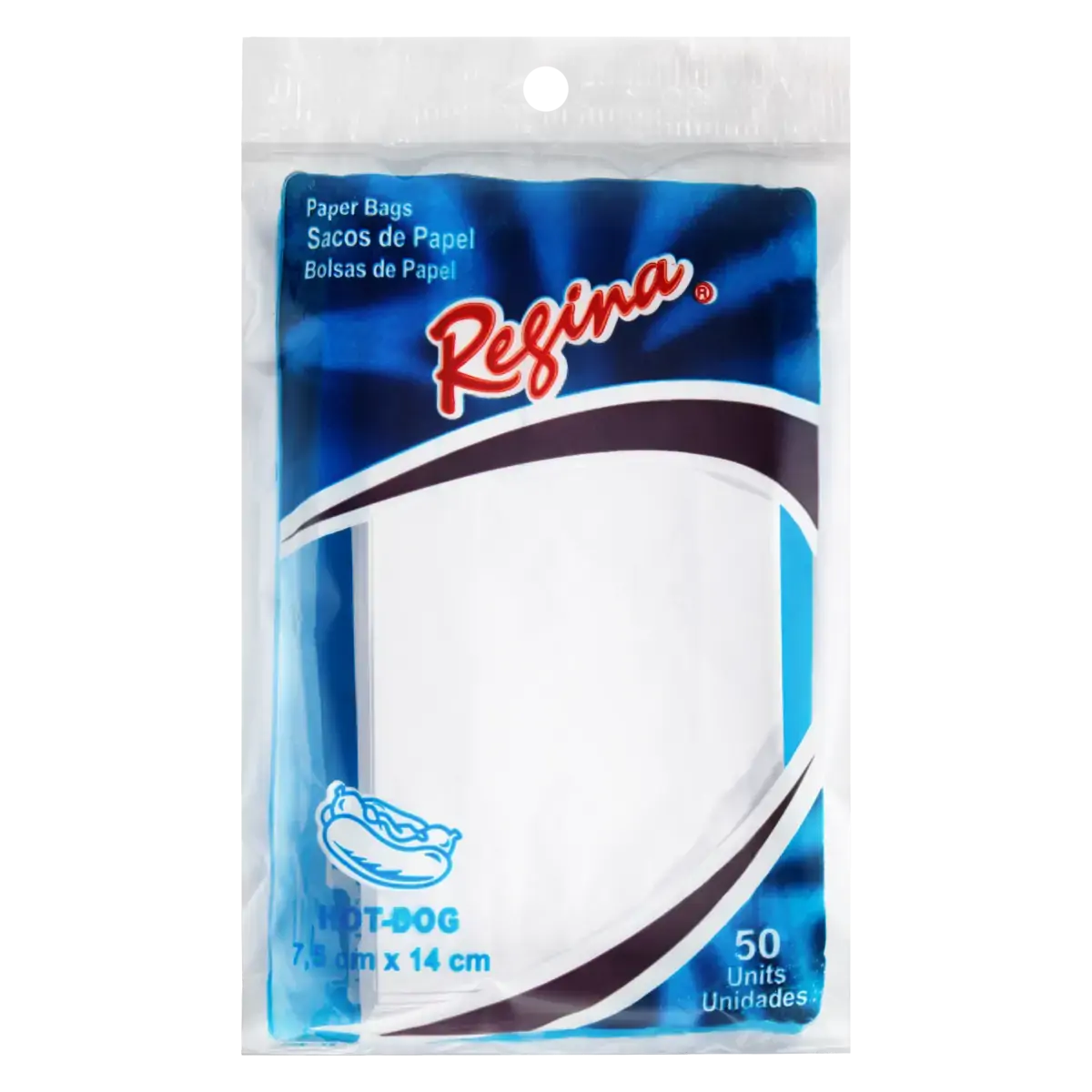 Saco Regina Hot Dog Pap Estamp Pct C/50