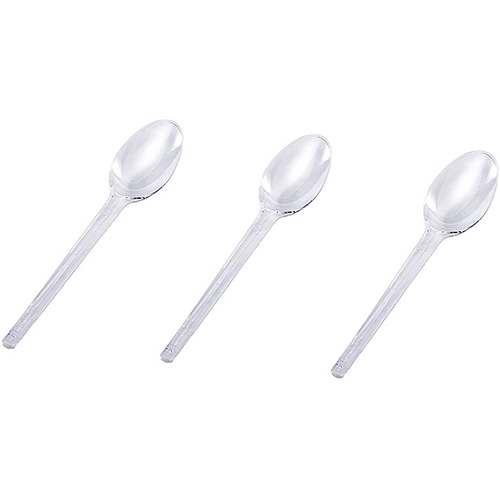 Colher De Plástico Refeição Cristal Com 50 Unidades Regina Festas