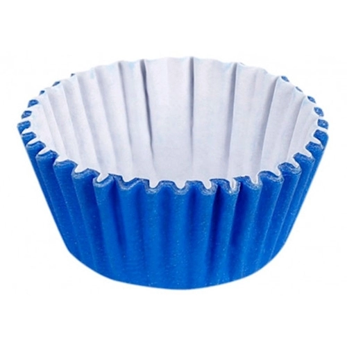 Forminha Para Doces Pirotines Azul N 06 Regina 100 Unidades