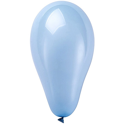 Balão Liso Pera N 07 Azul Claro Com 50 Unidades Regina Festas