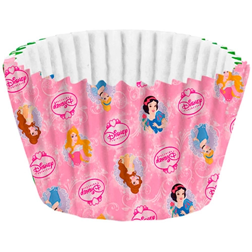 Forminha Cupcake Impermeável Princesas 45 Unidades Regina Festas