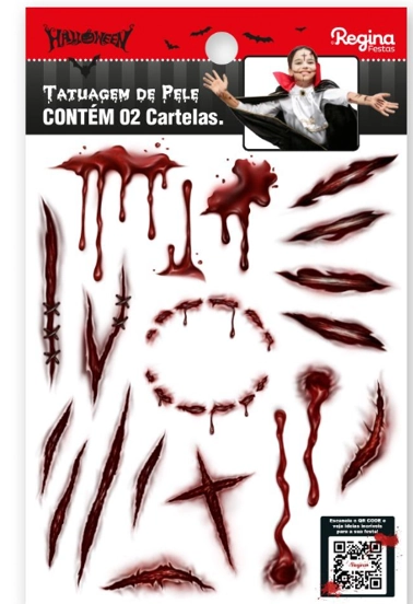 Tatuagem De Pele Halloween Ref.114195.3 Regina