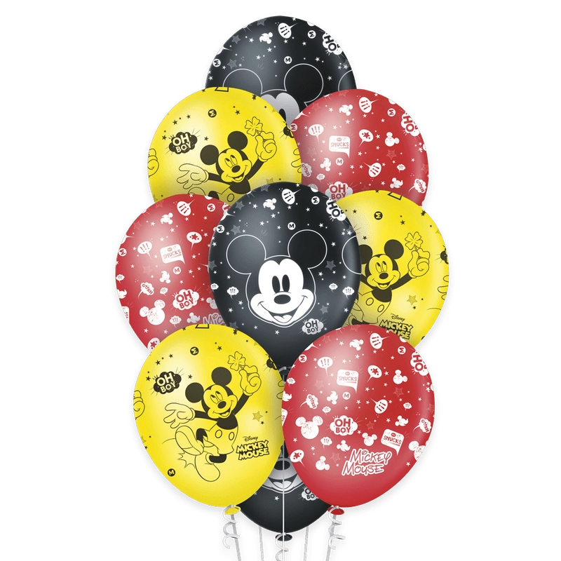 Balao Latex Prem 12 Pol Mickey Classic C/10 Un Regina
