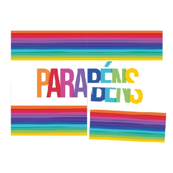 Painel Arco Iris 90x61cm Regina