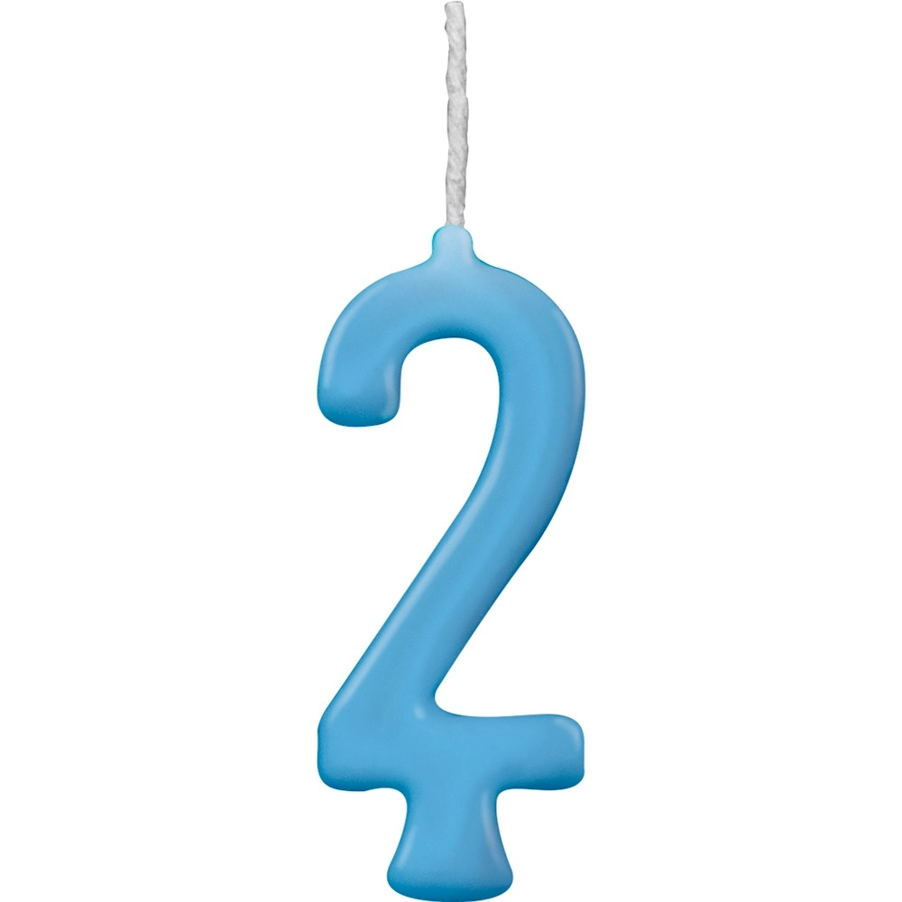 Reg Vela Parabens Azul N2 Un 1x1un