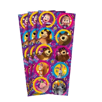 Adesivo Red Masha E O Urso Classica 1171925 30un Regina