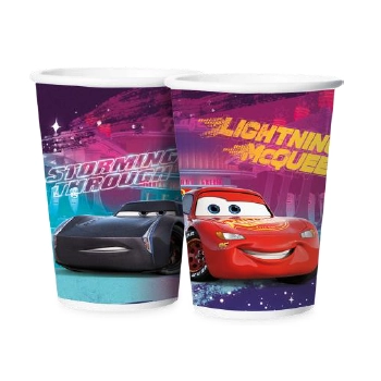 Copo Pap 180ml Disney Carros 12un 117374.0 Regina