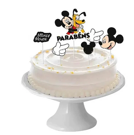 Decor De Bolo Cenar C 06 Mickey Mouse Re 1x1un