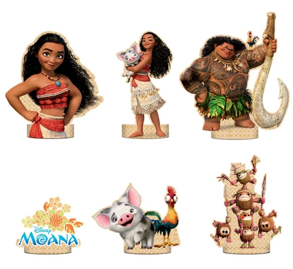 Decoracao De Mesa Moana 289 C/6 Regina