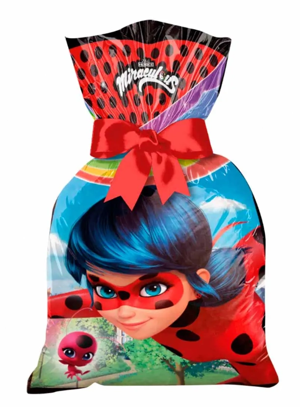 Sacola Plast Ladybug Core 12un 117843.1 Regina