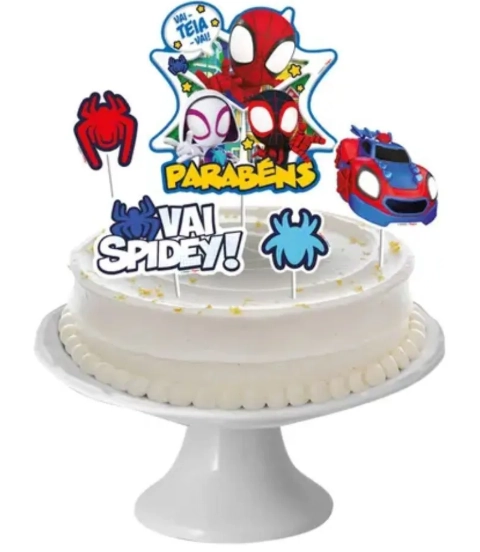 Decor De Bolo Cenar C 05 Spidey Regina 1x1pt