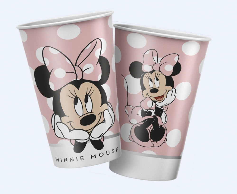 Copo Minnie Mouse Rosa 180ml C/08 Regin