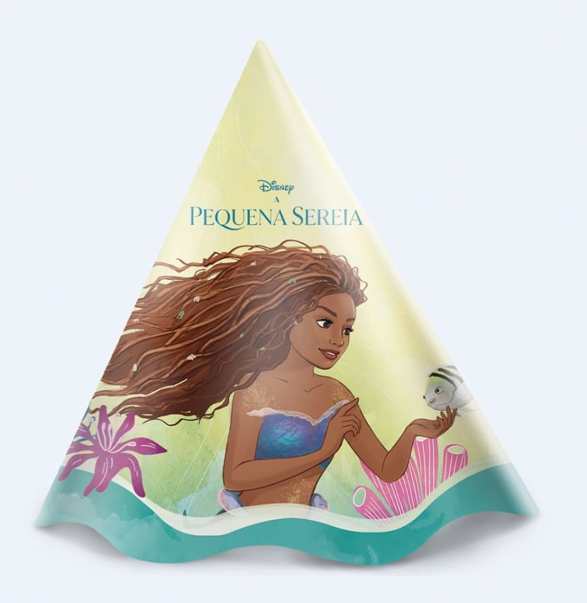 Chapeu Pequena Sereia C/8 Regina