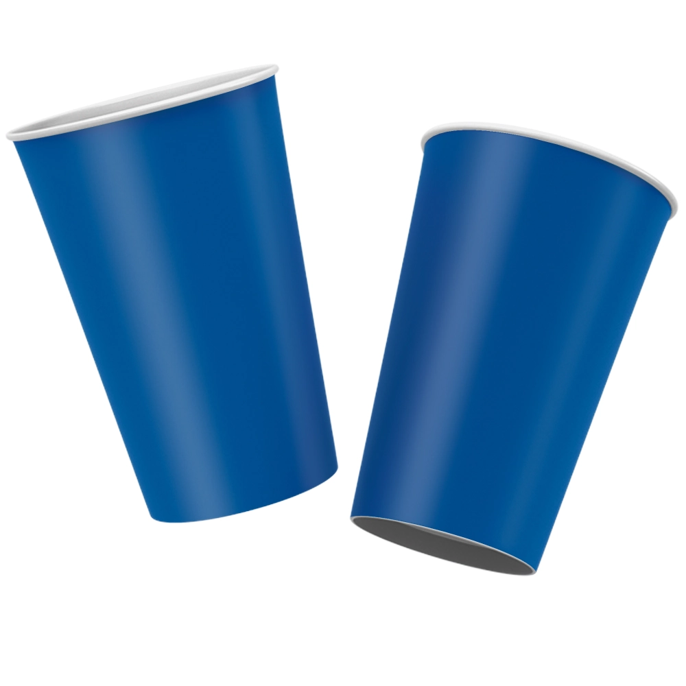 Copo Papel 180 Ml Festa Colors Azul Royal 08 Un.