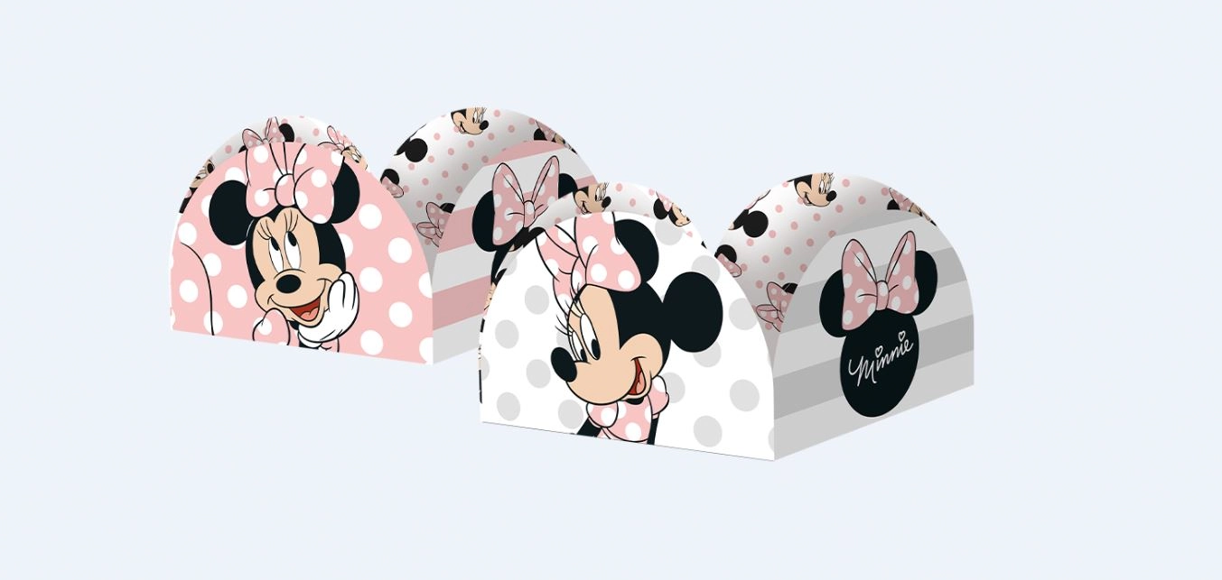 Porta Forminha Minnie House Rosa C/50 Regina