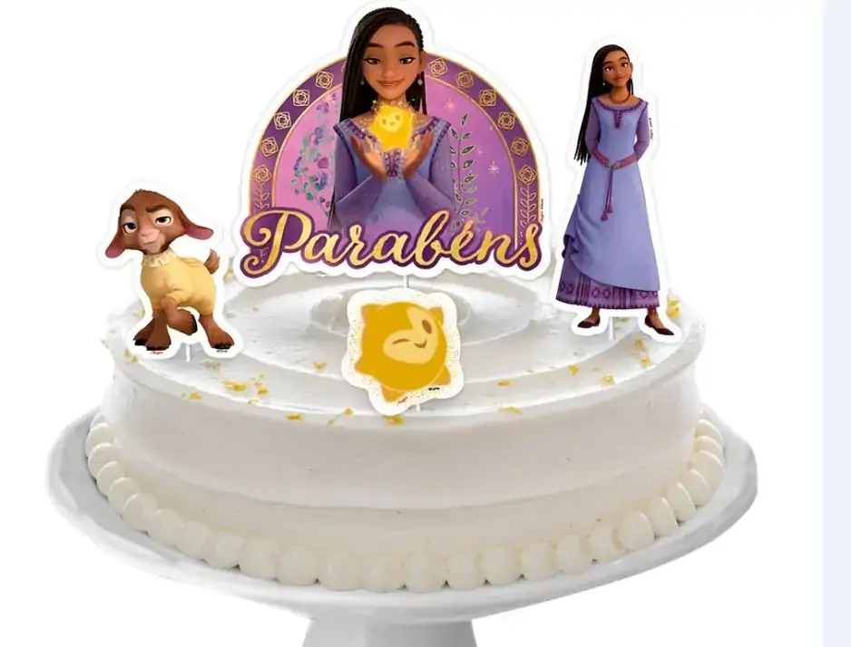 Decoracao De Bolo Cenario Wish C/4 Regina