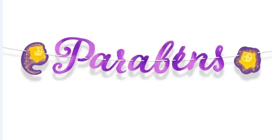 Faixa Parabens Wish Regina