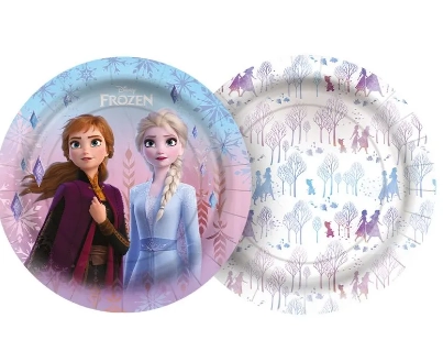 Prato Pap Red Disney Frozen 18cm 12un 117422.3 Regina