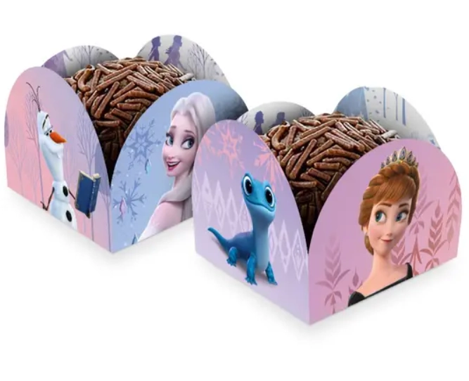 Porta Forminha Disney Frozen C/50un Regina Festas
